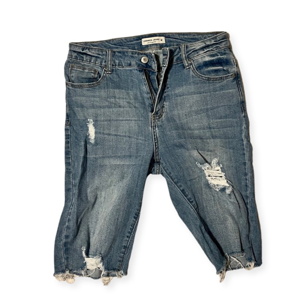 Denim Bermuda Shorts